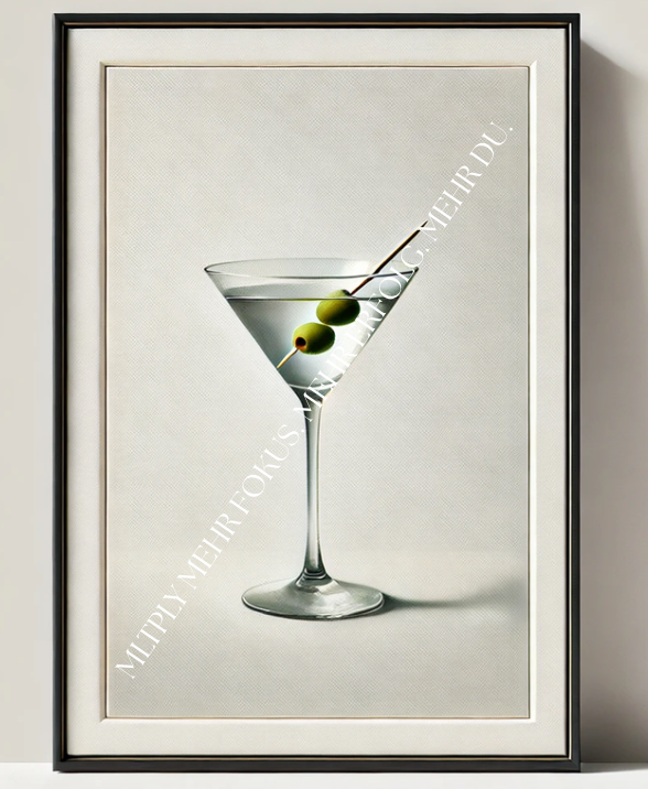 Digitale Kunst „Martini“ - Artini